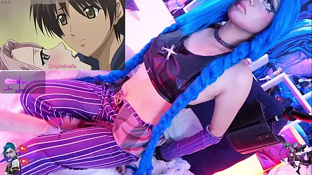 Jinx-- - spit+ahegao on Jinx's tits 😻