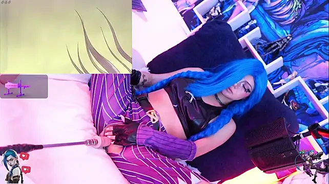 Jinx-- - spit+ahegao on Jinx's tits 😻