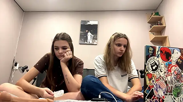 Doratryhard - play with each other boobs