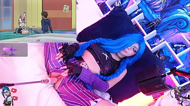 Jinx-- - oil+slap on Jinx's tits 🤗