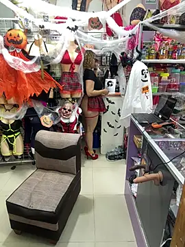 ROSALIASSHOP - SERVING IN HEELS,THONGS,AND MINISKIRT 5M
