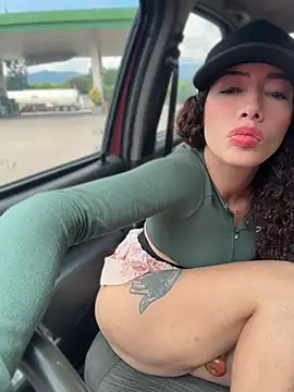 Roxyrougee - Ride Car Gearshift 🕹️Full Naked 🔥🥵