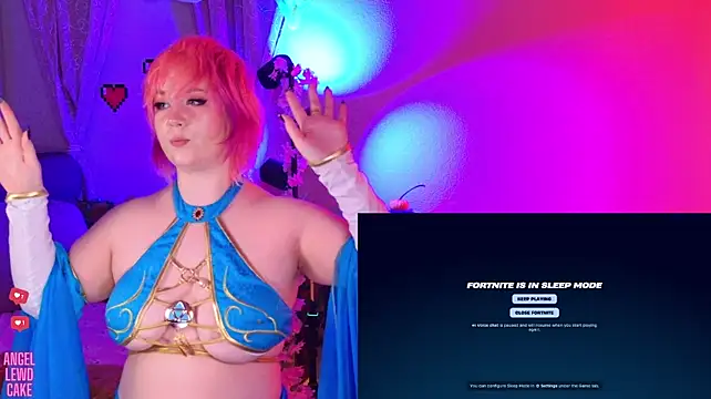 Angel-Lewd-Cake - Dildo vibe ctrl🩵Play a game of Fortnite