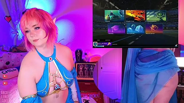 Angel-Lewd-Cake - New fuck machine🩵Doggy position