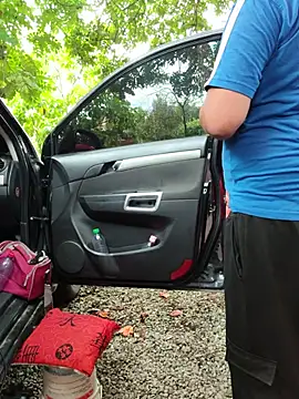 Hotandfierylatinos2023 - fucking a dildo against the car door