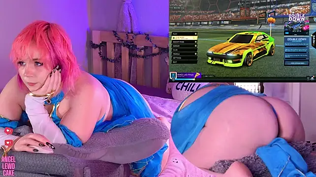 Angel-Lewd-Cake - New fuck machine🩵Doggy position
