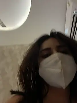 AngelPihu_India - Full Nude Show In Public With Mask