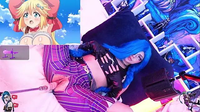 Jinx-- - oil+slap on Jinx's tits 🥵