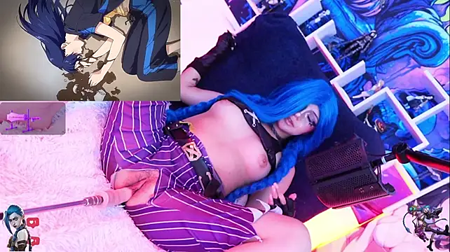 Jinx-- - use on "domi" toy pussy by Jinx🥵