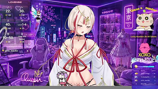 Yuna_Kiss - ⏱️ 最后打赏者控制玩具5分钟 🎮 | Control toy 5 min l