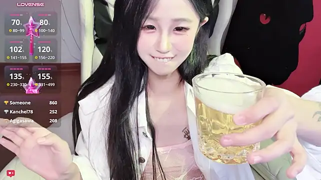 Xinrui2008 - 第一名小粉控制2分钟 舞蹈奶茶摇