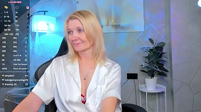 Julie_Lucas - unbutton one button of my shirt