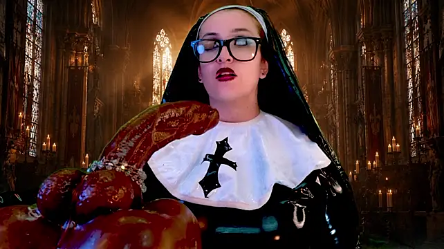 Helenas_fantasy - saliva on my glasses