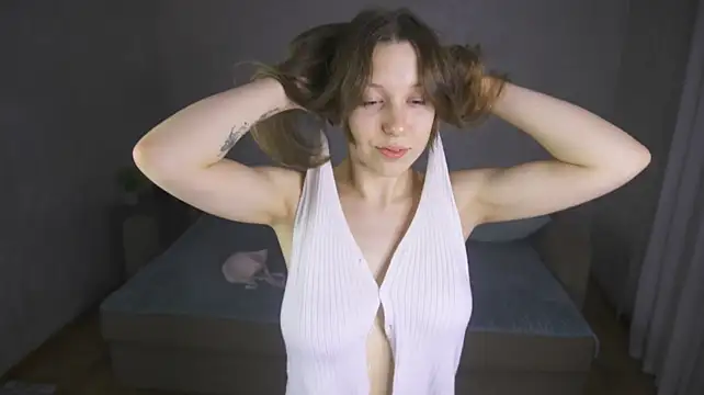 GilmaMarino - pinch my wet nipples close up