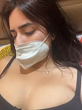 AngelPihu_India - Full Nude Show In Public With Mask