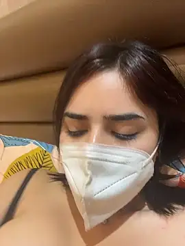 AngelPihu_India - Full Nude Show In Public With Mask