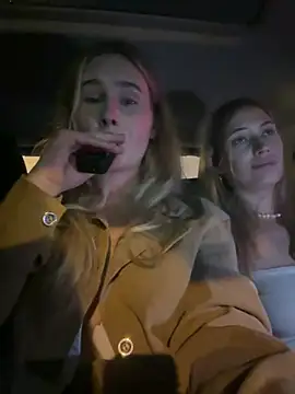 SiaLater - girls finger each other among ppl at BK