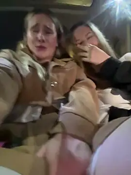 SiaLater - girls finger each other among ppl at BK