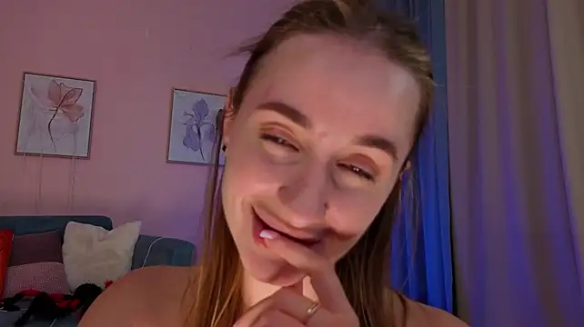 IrisBloommm - Nude sloppy blowjob