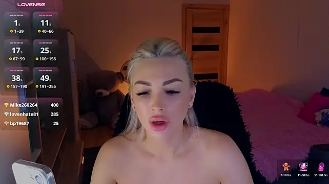 MilanaOmg - naked tease LOVENSE IN
