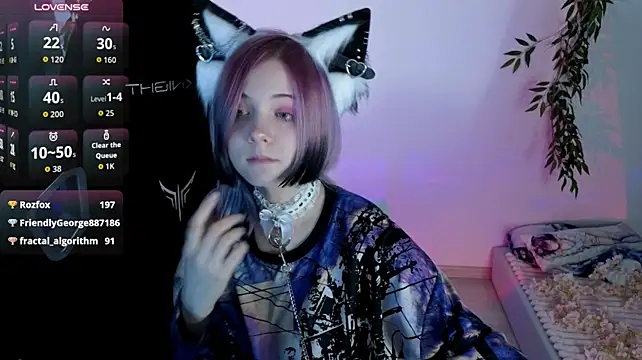 Hikkacat - squeeze tits each other (=^ω^=)