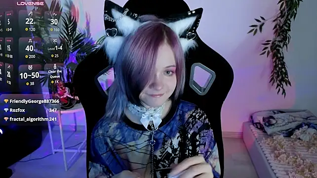 Hikkacat - squeeze tits each other (=^ω^=)