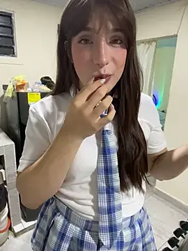 Tiffannyland - show cock and tie whit 🎀
