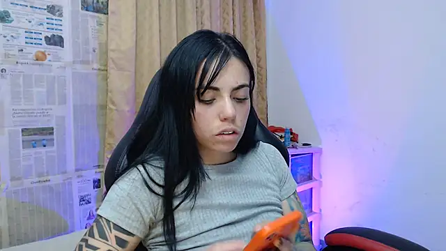 I_am_nina_ - nipple clamps and spit tits