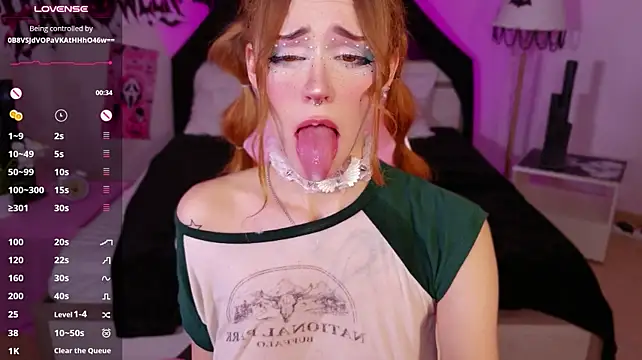 Adetta - showing tits + teasing nipples