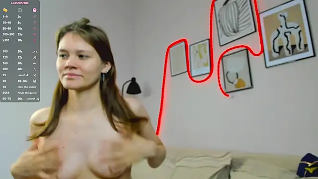 KrystalMarten - Breast play and nipple pinchin