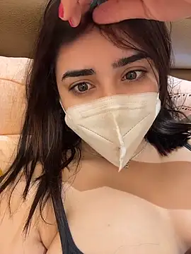 AngelPihu_India - Full Nude Show In Public With Mask