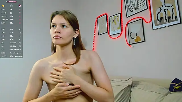 KrystalMarten - Breast play and nipple pinchin