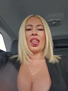 MILFBARBY - Suck dildo in public place