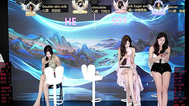 HE-999 - 霓虹色的诱惑，钢管一支