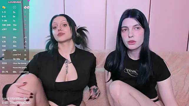 SleepingDuo - Little girls kisses