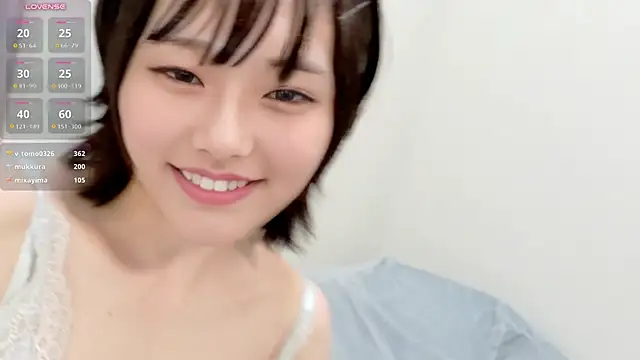 Mi-na-2 - 上着のボタンを全部外します💦