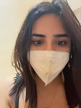 AngelPihu_India - Full Nude Show In Public With Mask