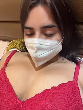 AngelPihu_India - Full Nude Show In Public With Mask
