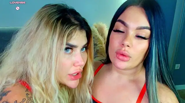 Katerine_Monroe - lick each other's nipples