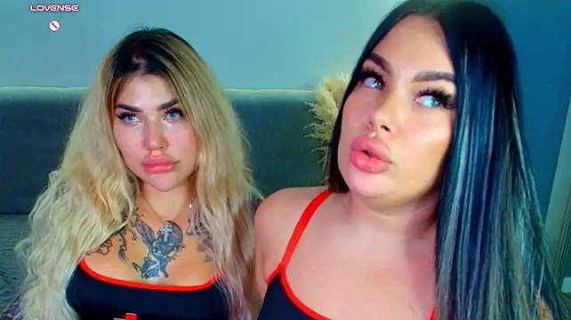 Katerine_Monroe - lick each other's nipples