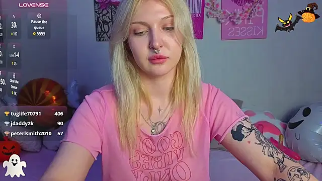 BlondieSummer - Anal play dildo+fake cum