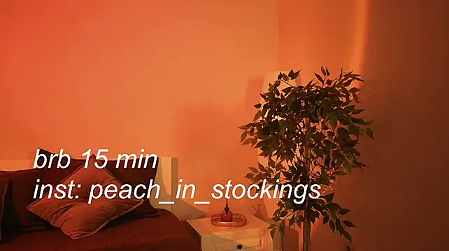 Peach_in_stockings - Worship my peach: panties off + cream
