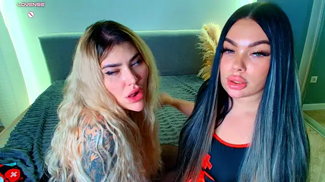 Katerine_Monroe - lick each other's nipples