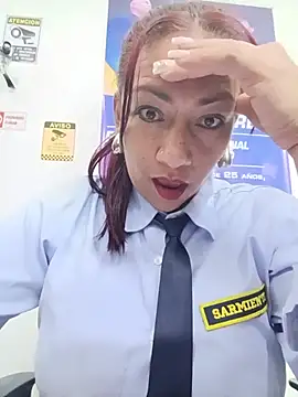 Katia-1 - Tits and oil show at work