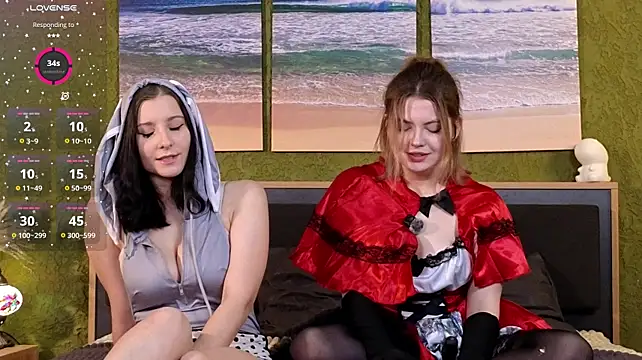 SarahStanleyyy - Sarah tease us top a costume