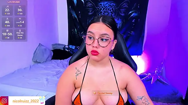 Nicolle_Ruizz - SLOPPY DEEPTHROAT TO BIG TOY
