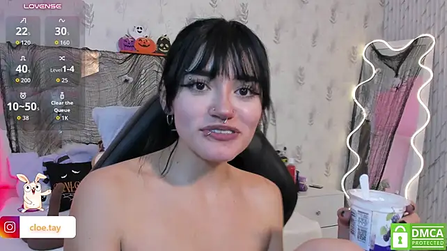 Cloee_tay1 - 2 FINGERS IN ASS + CONTROL LUSH 5 MIN