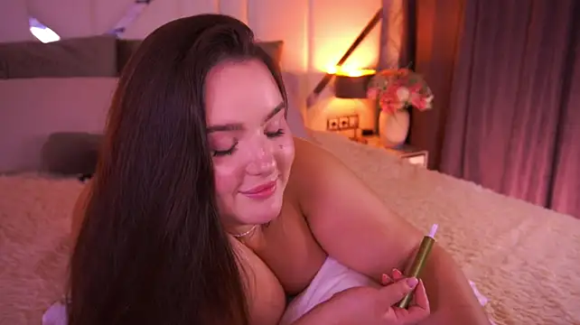CuteAmberr - take off bra and tease with boobs