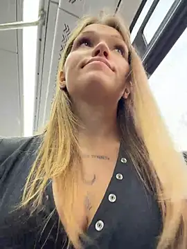 StreetSquirt - play with boobs under top in men’s wc