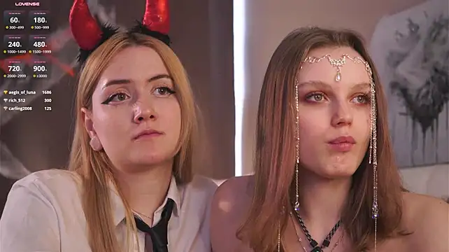 MandaReh - Luna and Lana are sucking one lollipop